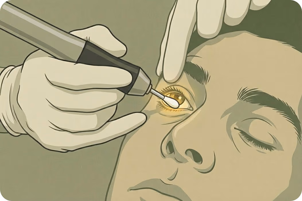 Blephex eyelid cleansing treatment