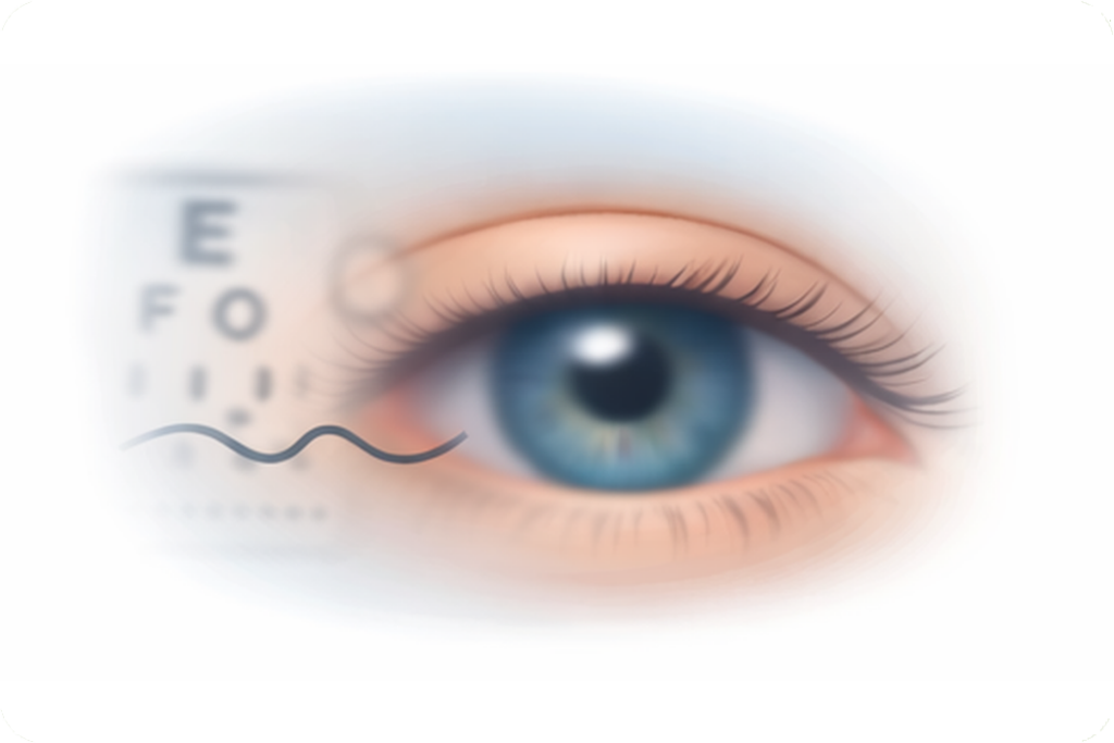 dry eyes by watery eyes and blurred and fluctuating vision